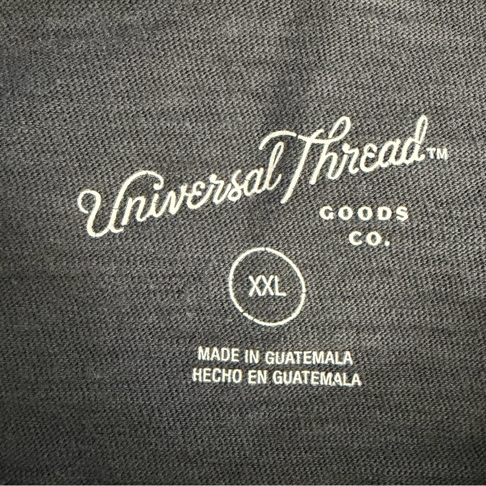 Universal Thread Charcoal Gray Long Sleeve Tee Women’s XXL - Picture 3 of 3